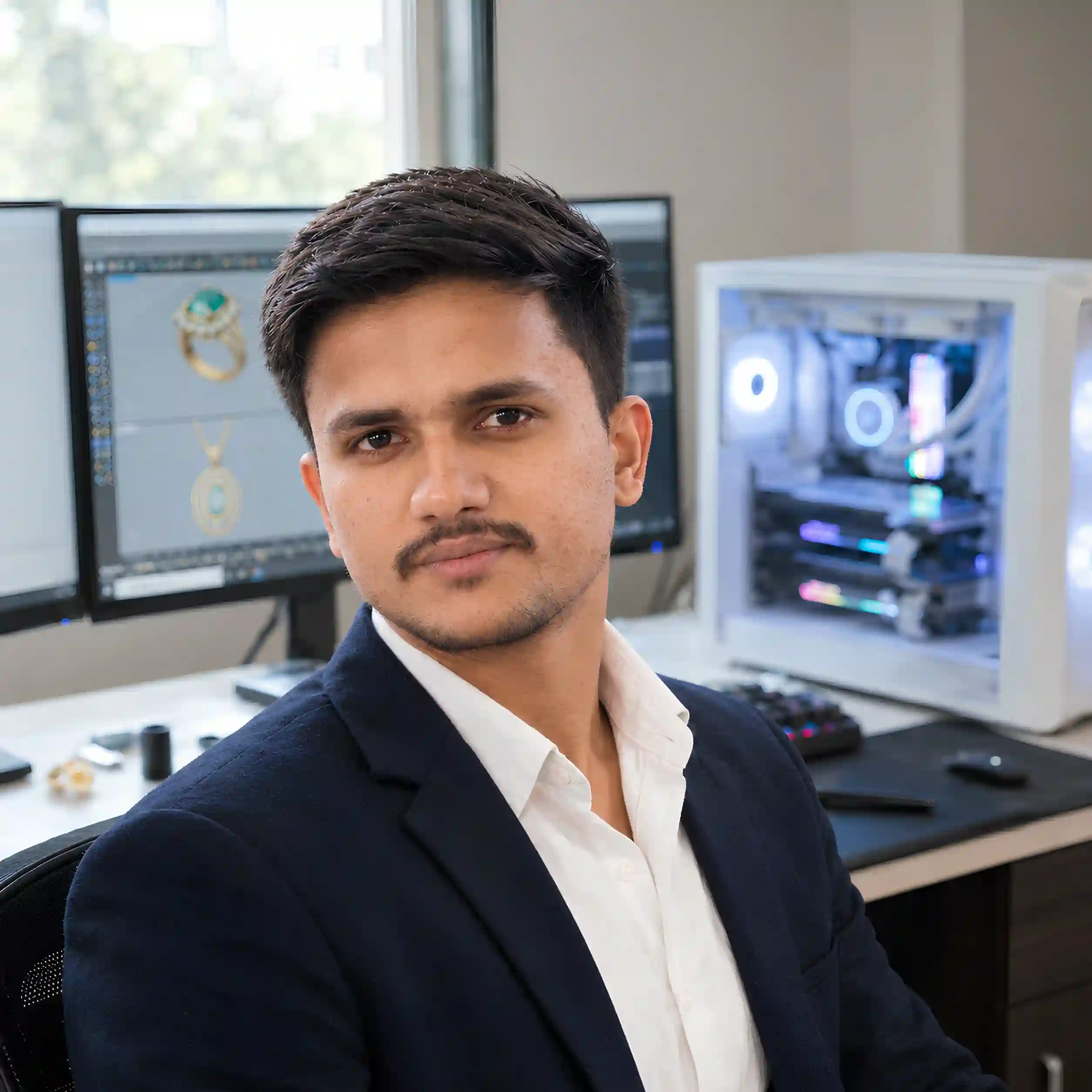 Nikhil Naik - Founder & Lead 3D Jewelry CAD Visualization Director